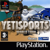 Yetisports World Tour PAL Playstation  box art